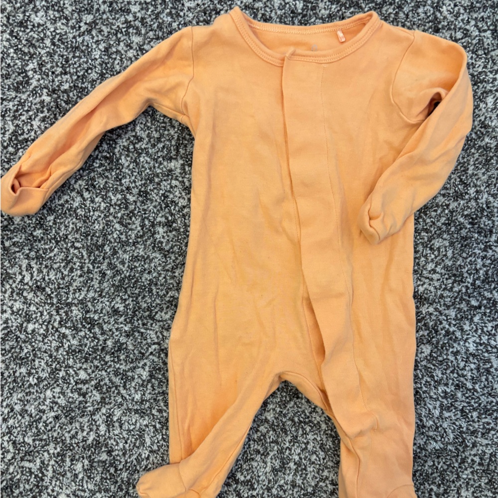 Simply by Magnetic Me Soft Orange Baby Onesie 0-3M